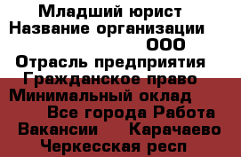 Младший юрист › Название организации ­ Omega electronics, ООО › Отрасль предприятия ­ Гражданское право › Минимальный оклад ­ 52 000 - Все города Работа » Вакансии   . Карачаево-Черкесская респ.